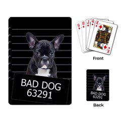 Bad dog Playing Card