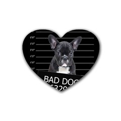 Bad dog Heart Coaster (4 pack) 