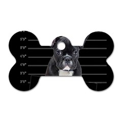 Bad dog Dog Tag Bone (One Side)