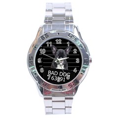 Bad dog Stainless Steel Analogue Watch