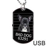 Bad dog Dog Tag USB Flash (One Side) Front