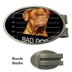 Bad Dog Money Clips (oval)  by Valentinaart