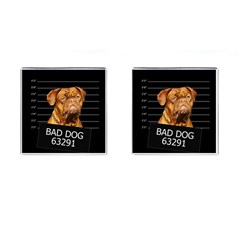 Bad Dog Cufflinks (square) by Valentinaart