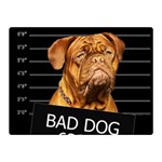 Bad dog Double Sided Flano Blanket (Mini)  35 x27  Blanket Front