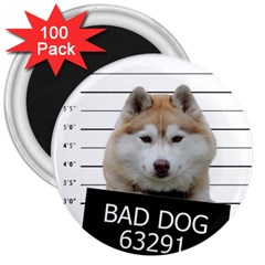 Bad Dog 3  Magnets (100 Pack) by Valentinaart