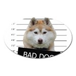 Bad dog Oval Magnet Front