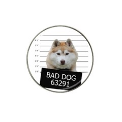 Bad Dog Hat Clip Ball Marker (4 Pack) by Valentinaart