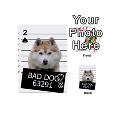 Bad Dog Playing Cards 54 (mini)  by Valentinaart