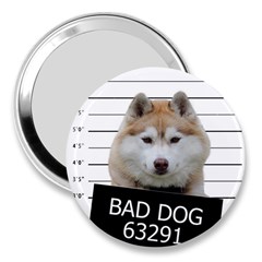 Bad Dog 3  Handbag Mirrors by Valentinaart