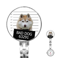 Bad Dog Stainless Steel Nurses Watch by Valentinaart