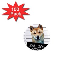 Bad Dog 1  Mini Magnets (100 Pack)  by Valentinaart