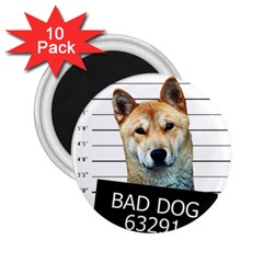 Bad Dog 2 25  Magnets (10 Pack)  by Valentinaart