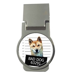 Bad Dog Money Clips (round)  by Valentinaart