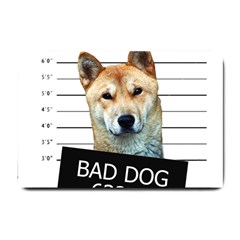 Bad Dog Small Doormat  by Valentinaart