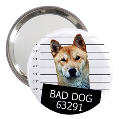 Bad Dog 3  Handbag Mirrors by Valentinaart