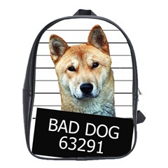 Bad Dog School Bags (xl)  by Valentinaart