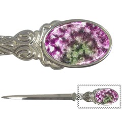 Purple Green Paint Texture          Letter Opener by LalyLauraFLM