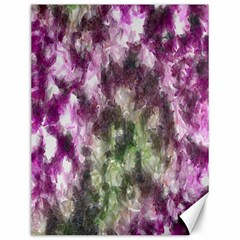 Purple Green Paint Texture          Canvas 12  X 16  by LalyLauraFLM