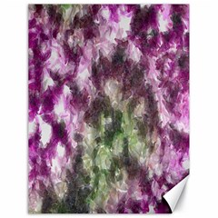 Purple Green Paint Texture          Canvas 18  X 24  by LalyLauraFLM