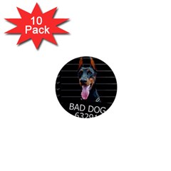 Bad Dog 1  Mini Magnet (10 Pack)  by Valentinaart