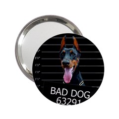 Bad Dog 2 25  Handbag Mirrors by Valentinaart