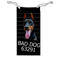 Bad Dog Jewelry Bag by Valentinaart