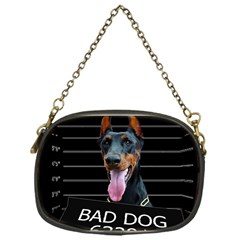 Bad Dog Chain Purses (one Side)  by Valentinaart