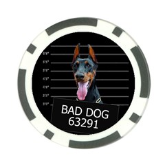 Bad Dog Poker Chip Card Guard (10 Pack) by Valentinaart