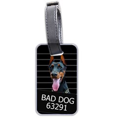 Bad Dog Luggage Tags (two Sides) by Valentinaart