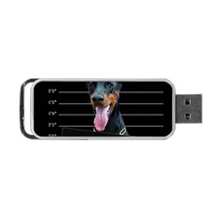 Bad Dog Portable Usb Flash (one Side) by Valentinaart