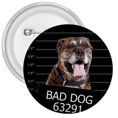 Bad Dog 3  Buttons by Valentinaart