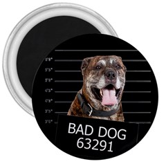 Bad Dog 3  Magnets by Valentinaart