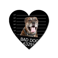 Bad Dog Heart Magnet by Valentinaart