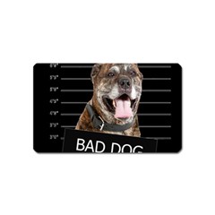 Bad Dog Magnet (name Card) by Valentinaart