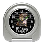 Bad dog Travel Alarm Clocks Front