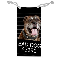 Bad Dog Jewelry Bag by Valentinaart