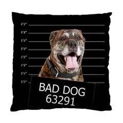 Bad Dog Standard Cushion Case (two Sides) by Valentinaart