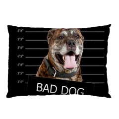 Bad Dog Pillow Case by Valentinaart