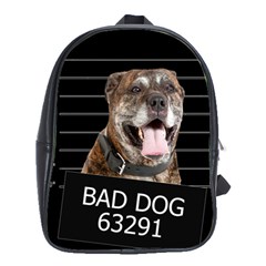 Bad Dog School Bags(large)  by Valentinaart