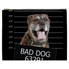 Bad Dog Cosmetic Bag (xxxl)  by Valentinaart