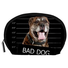 Bad Dog Accessory Pouches (large)  by Valentinaart