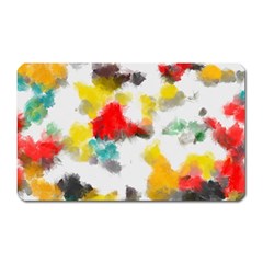 Colorful Paint Stokes           Magnet (rectangular) by LalyLauraFLM