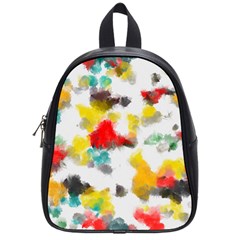 Colorful Paint Stokes           School Bag (small) by LalyLauraFLM