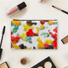 Colorful Paint Stokes           Cosmetic Bag by LalyLauraFLM