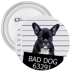 Bad Dog 3  Buttons by Valentinaart