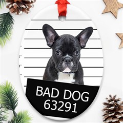 Bad dog Ornament (Oval)