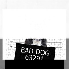 Bad dog Rectangular Jigsaw Puzzl