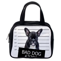 Bad Dog Classic Handbags (one Side) by Valentinaart