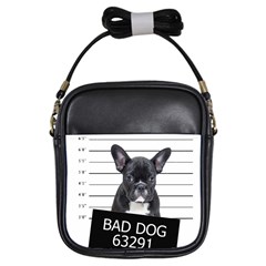 Bad Dog Girls Sling Bags by Valentinaart