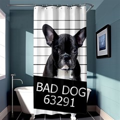 Bad dog Shower Curtain 36  x 72  (Stall) 